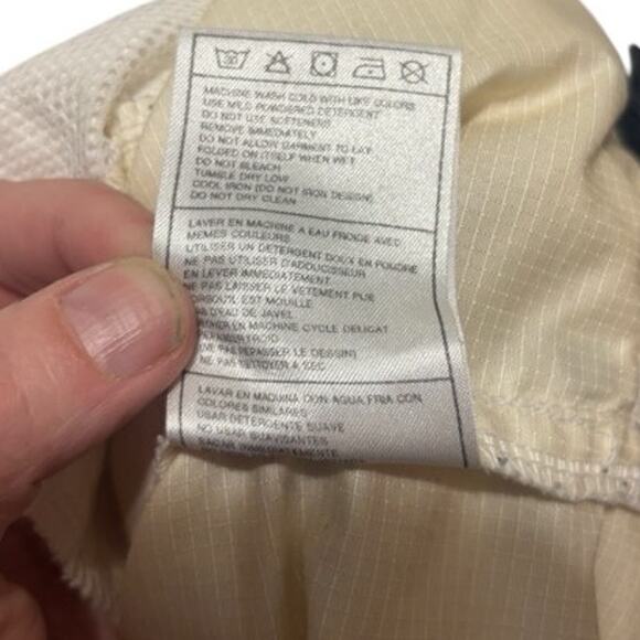 VTG Nike Windbreaker Anorak Jacket 90s Y2K White Black Half-Zip men's Medium - Picture 7 of 11